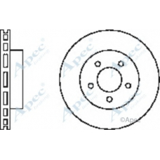 DSK2445 APEC Тормозной диск