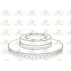 NSX1071.20 ROADHOUSE Тормозной диск