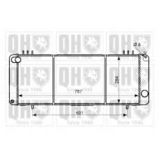 QER2418 QUINTON HAZELL Радиатор, охлаждение двигателя