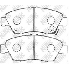PN8264 NiBK Комплект тормозных колодок, дисковый тормоз