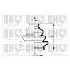 QJB168 QUINTON HAZELL Комплект пылника, приводной вал