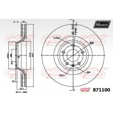 871100.6060 MAXTECH Тормозной диск