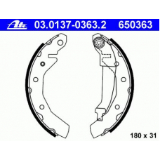 03.0137-0363.2 ATE Комплект тормозных колодок