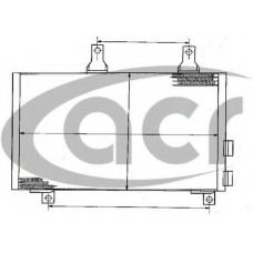 300236 ACR Конденсатор, кондиционер