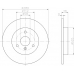 MDC1423 MINTEX Тормозной диск