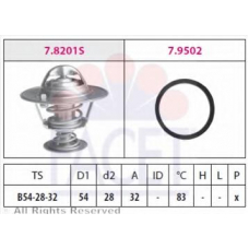 7.8201 FACET Термостат, охлаждающая жидкость