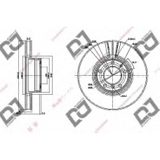 BD1159 DJ PARTS Тормозной диск