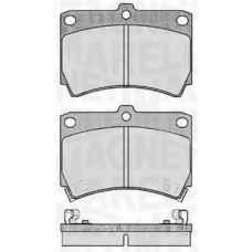 363916060286 MAGNETI MARELLI Комплект тормозных колодок, дисковый тормоз