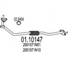 01.10147 MTS Труба выхлопного газа