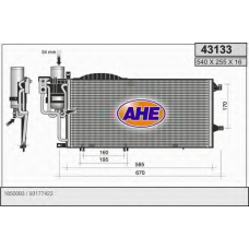 43133 AHE Конденсатор, кондиционер