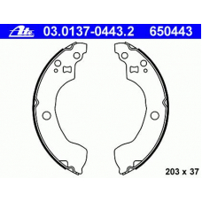 03.0137-0443.2 ATE Комплект тормозных колодок