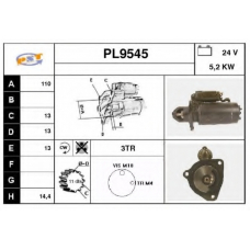 PL9545 SNRA Стартер