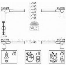 4.9307 FACET Ккомплект проводов зажигания