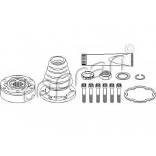 108 356 TOPRAN Шарнирный комплект, приводной вал