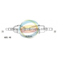 18-161081 ODM-MULTIPARTS Приводной вал