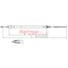 491.7 METZGER Трос, стояночная тормозная система