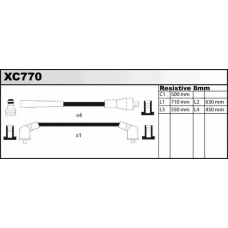 XC770 QUINTON HAZELL Комплект проводов зажигания