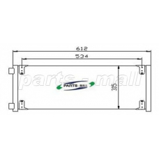 PXNCX-035G Parts mall Конденсатор, кондиционер