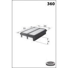 ELP3802 MECAFILTER Воздушный фильтр