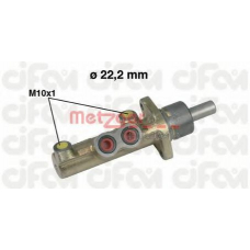 202-323 METZGER Главный тормозной цилиндр