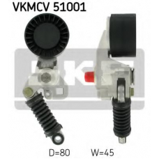 VKMCV 51001 SKF Натяжной ролик, поликлиновой  ремень