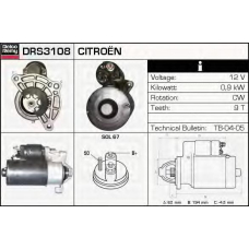 DRS3108 DELCO REMY Стартер