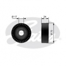 T36215 GATES Паразитный / ведущий ролик, поликлиновой ремень