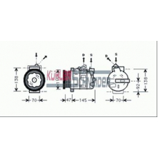 8412801 KUHLER SCHNEIDER Компрессор, кондиционер