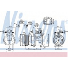 89269 NISSENS Компрессор, кондиционер
