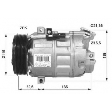 32425 NRF Компрессор, кондиционер