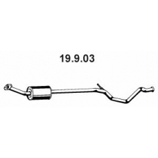 19.9.03 EBERSPACHER Средний глушитель выхлопных газов