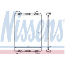 638480 NISSENS Радиатор, охлаждение двигателя