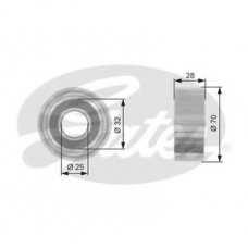 T41256 GATES Натяжной ролик, ремень грм