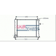 2702701 KUHLER SCHNEIDER Радиатор, охлаждение двигател