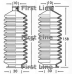 FSG3057 FIRST LINE Пыльник, рулевое управление