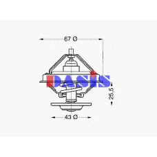 751872N AKS DASIS Термостат, охлаждающая жидкость