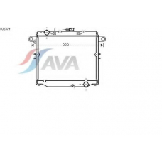 TO2379 AVA Радиатор, охлаждение двигателя