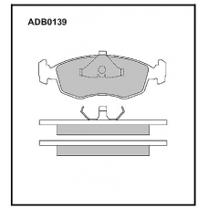 ADB0139 Allied Nippon Тормозные колодки