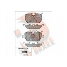 RB1664-700 R BRAKE Комплект тормозных колодок, дисковый тормоз