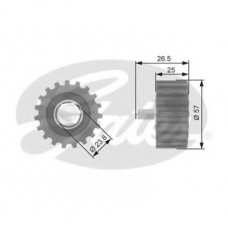 T42000 GATES Паразитный / ведущий ролик, зубчатый ремень