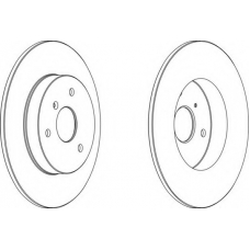 DDF1111C-1 FERODO Тормозной диск