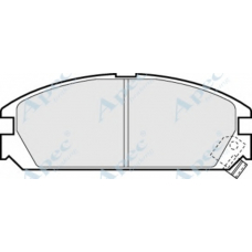 PAD502 APEC Комплект тормозных колодок, дисковый тормоз