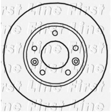 FBD1864 FIRST LINE Тормозной диск