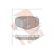 RB1555 R BRAKE Комплект тормозных колодок, дисковый тормоз