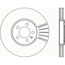 BDR1667.20 OPEN PARTS Тормозной диск