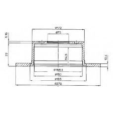 BDC3686 QUINTON HAZELL Тормозной диск