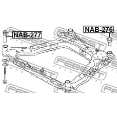 NAB-277 FEBEST Втулка, балка моста