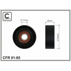 01-85 CAFFARO Натяжной ролик, поликлиновой  ремень