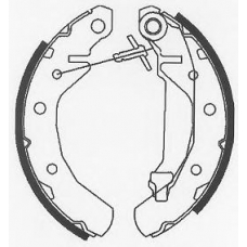 BS1125 QUINTON HAZELL Комплект тормозных колодок