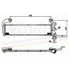 62761 NISSENS Радиатор, охлаждение двигателя
